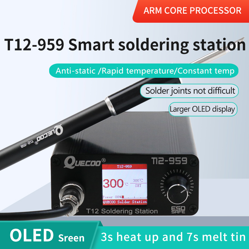 Soldering Station T12 Oled - T12-959 V5.1 Soldering Station Electronic Soldering