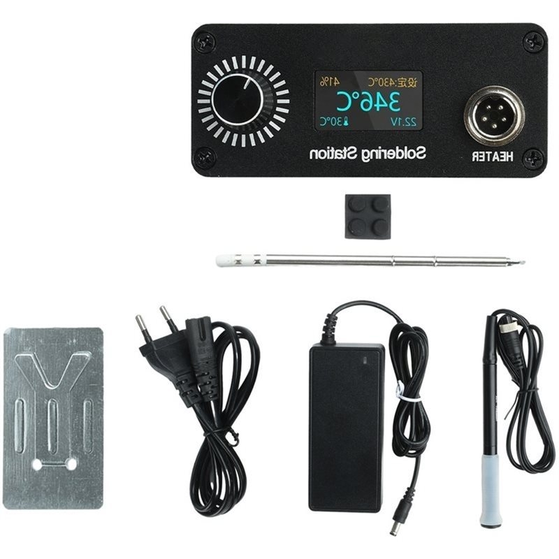 Soldering Station T12 Oled - AB11-T12 For Home Repairing Soldering Station