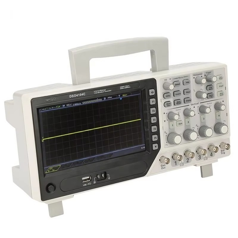 Digital Storage Oscilloscope 100Mhz 4Ch - Hantek DSO4104C Digital Storage Oscilloscope 4CH