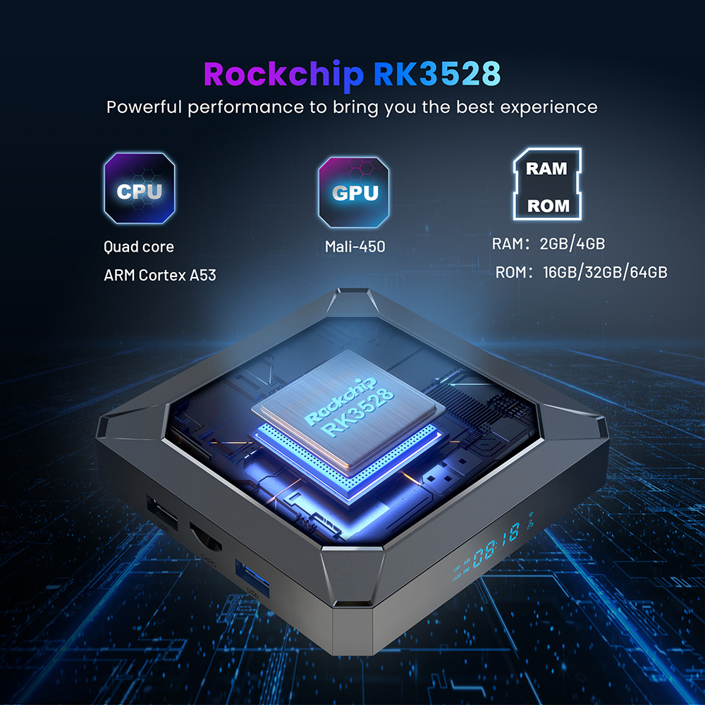 New X98K Android 13 TV Box 8K  - Radxa Rock 5B 16Gb recension och pris