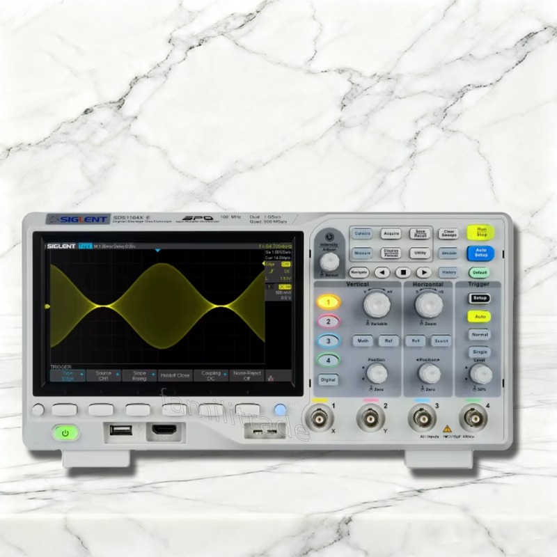 1PC SIGLENT SDS1104X-E 100MHz  - Digital Storage Oscilloscope 100Mhz 4Ch recension och pris