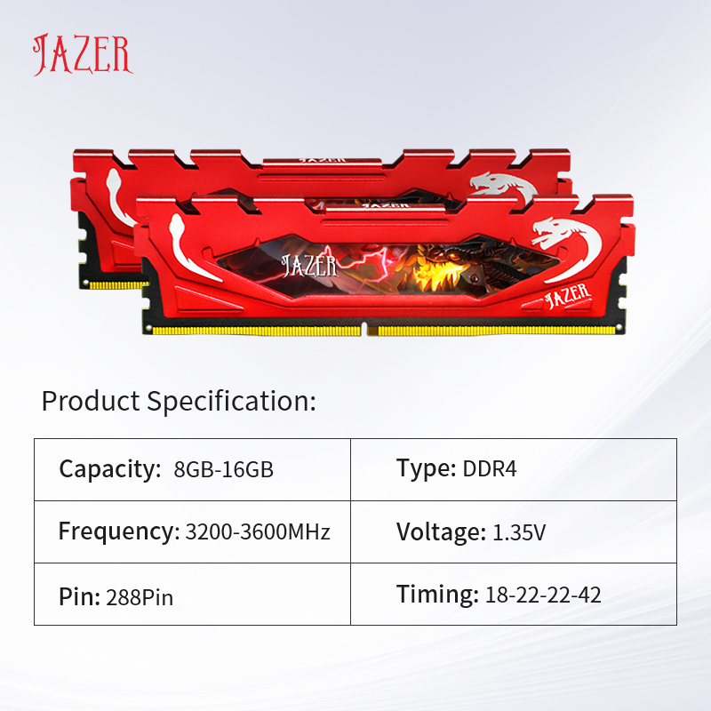 JAZER DDR4 Ram 8GB  3200MHz PC - Khadas Vim4 8Gb recension och pris