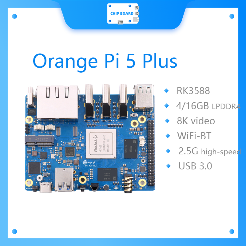 Orange Pi 5 Plus  Single Board - Orange Pi 5 Plus 16Gb recension och pris