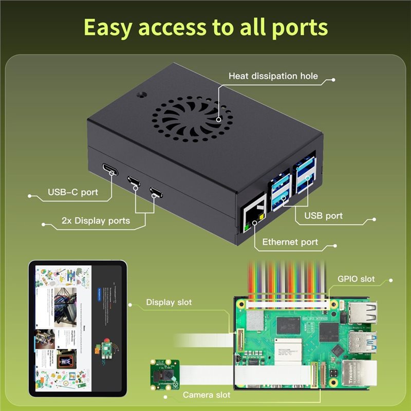 AS95-For Irasptek Starter Kit  - Raspberry Pi 5 8Gb Kit recension och pris