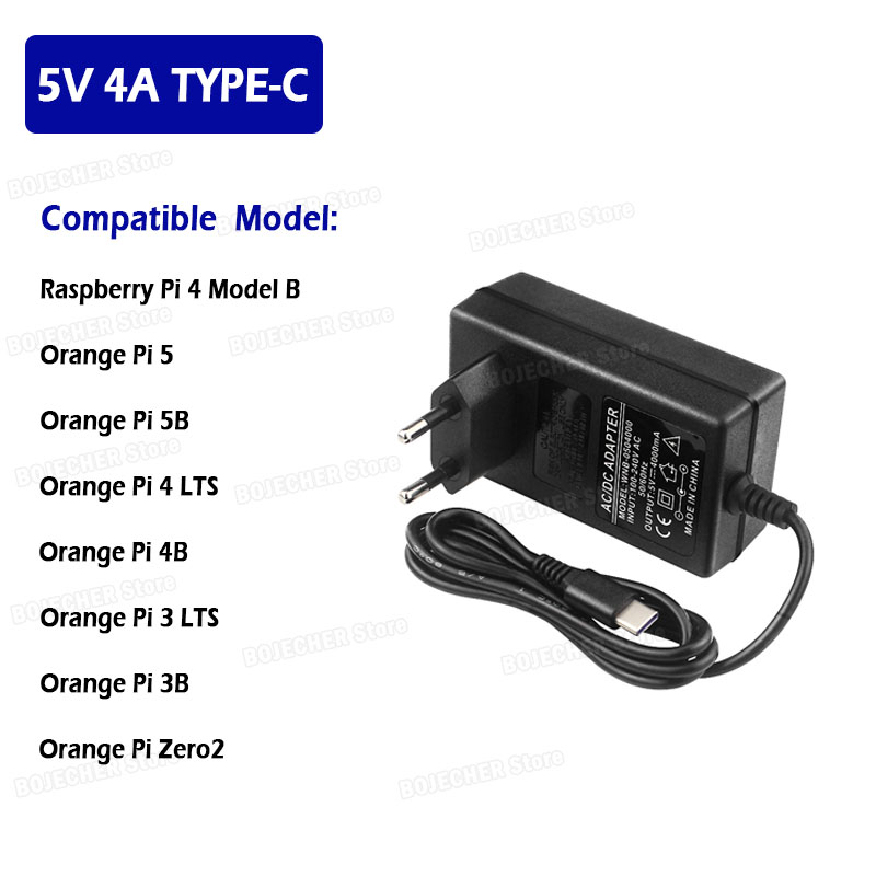 5V 4A USB C Charger For Raspbe - Banana Pi Bpi-M5 recension och pris