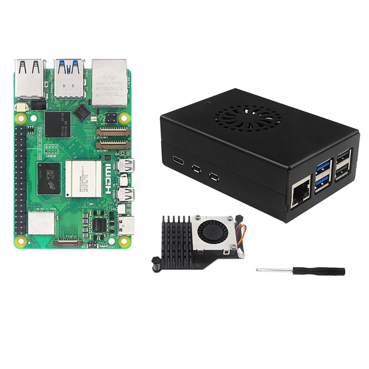 X14A& For IRasptek Starter Kit - Raspberry Pi 5 8Gb Kit recension och pris