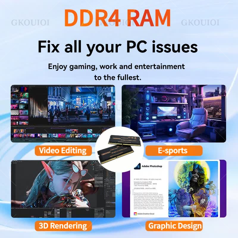 GKOUIOI DDR4 Memoria Ram 4GB 8 - Khadas Vim4 8Gb recension och pris