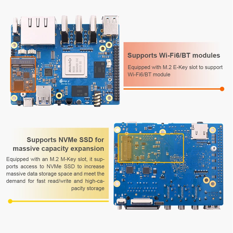 Orange Pi 5 Plus 4 8 16 GB RAM - Orange Pi 5 Plus 16Gb recension och pris