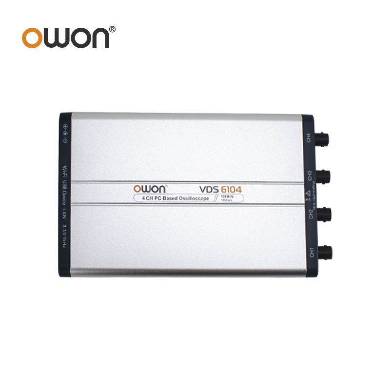 OWON VDS6074 VDS6104 Virtual P - Digital Storage Oscilloscope 100Mhz 4Ch recension och pris