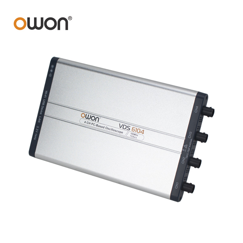 OWON VDS6074 VDS6104 Virtual P - Digital Storage Oscilloscope 100Mhz 4Ch recension och pris