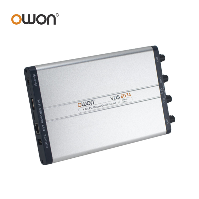 OWON VDS6074 VDS6104 Virtual P - Digital Storage Oscilloscope 100Mhz 4Ch recension och pris