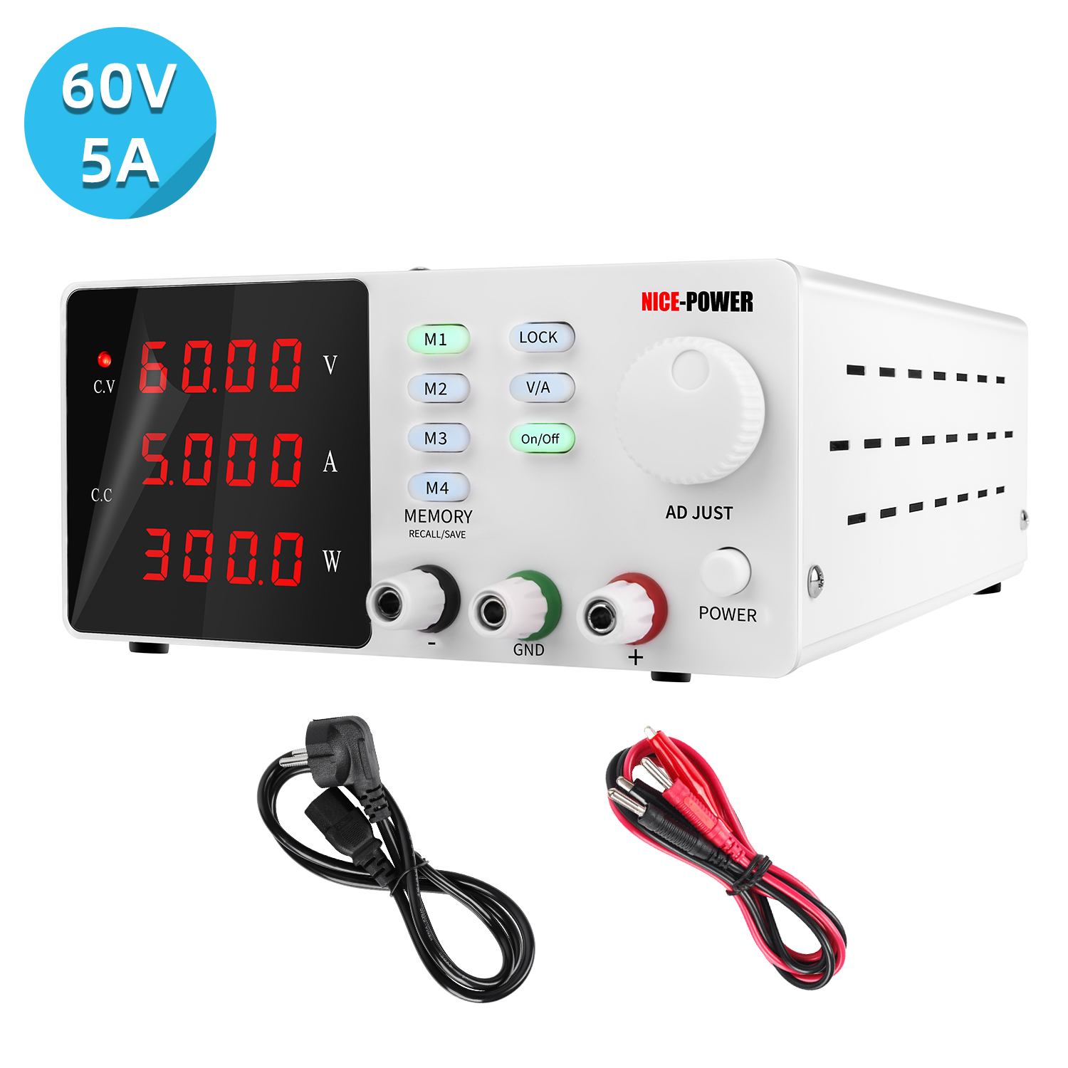 New Design Nice Power Spps-S60 - Programmable Dc Power Supply 60V 5A recension och pris