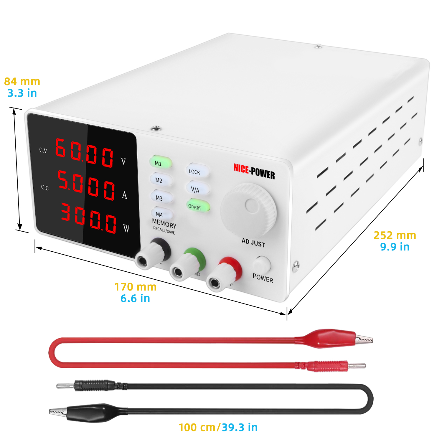New Design Nice Power Spps-S60 - Programmable Dc Power Supply 60V 5A recension och pris