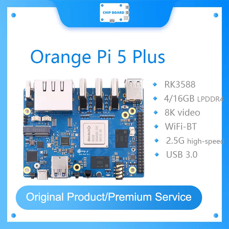 Orange Pi 5 Plus  Single Board - Orange Pi 5 Plus 16Gb recension och pris