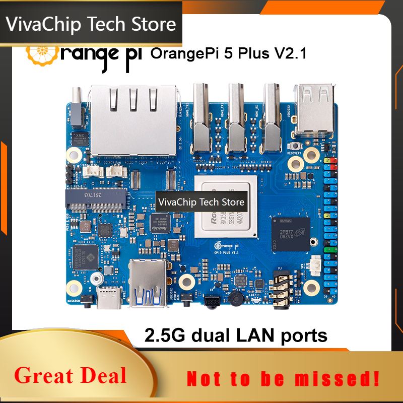 VivaCTOrange Pi 5 Plus V2.1 Ve - Orange Pi 5 Plus 16Gb recension och pris