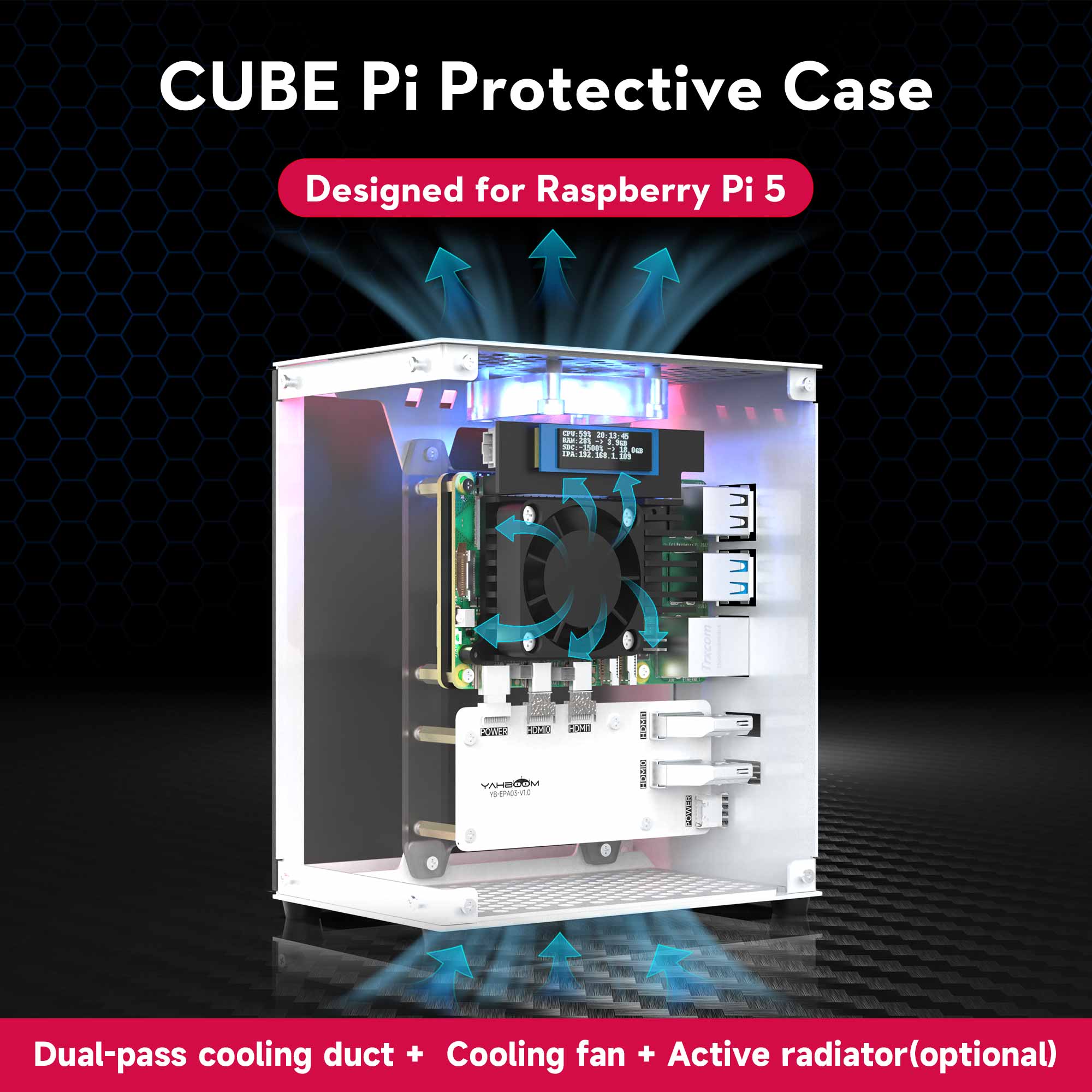 Raspberry Pi 5 Case Protective - Raspberry Pi 5 8Gb Kit recension och pris